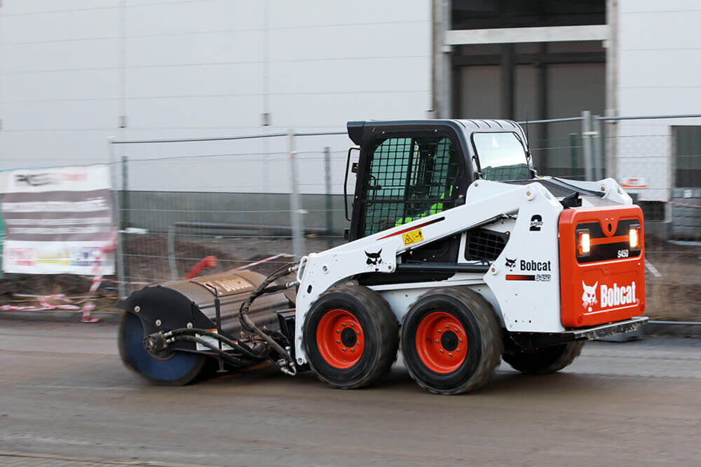 minipala gommata spazzatrice